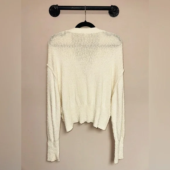 Free People Cream Knit Sweater - Picture 2 of 4